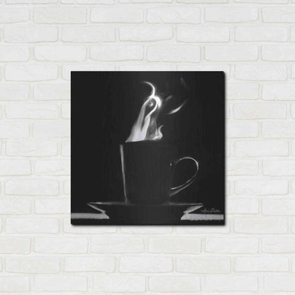 Luxe Metal Art 'Coffee Time II' by Lori Deiter, Metal Wall Art,24x24