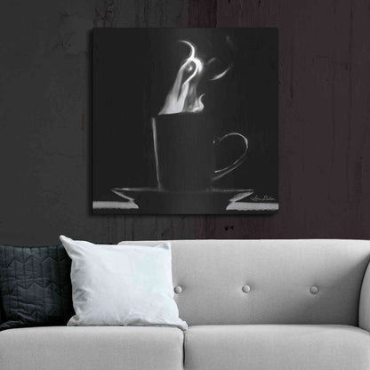 Luxe Metal Art 'Coffee Time II' by Lori Deiter, Metal Wall Art,36x36