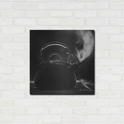 Luxe Metal Art 'Tea Time II' by Lori Deiter, Metal Wall Art,24x24