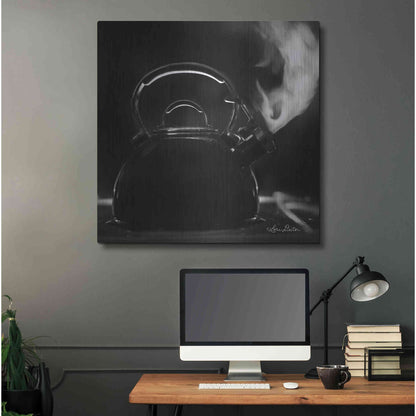 Luxe Metal Art 'Tea Time II' by Lori Deiter, Metal Wall Art,36x36