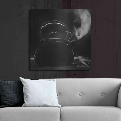 Luxe Metal Art 'Tea Time II' by Lori Deiter, Metal Wall Art,36x36