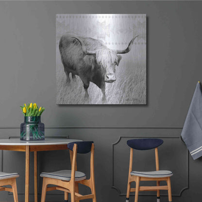 Luxe Metal Art 'I Want a Nose Ring' by Lori Deiter, Metal Wall Art,36x36