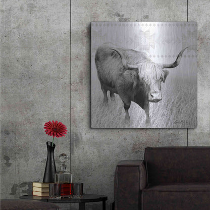 Luxe Metal Art 'I Want a Nose Ring' by Lori Deiter, Metal Wall Art,36x36