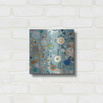 Luxe Metal Art 'Ocean Garden II Square' by Candra Boggs, Metal Wall Art,12x12