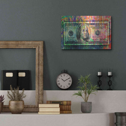 Luxe Metal Art 'Money Trail,' Metal Wall Art,16x12