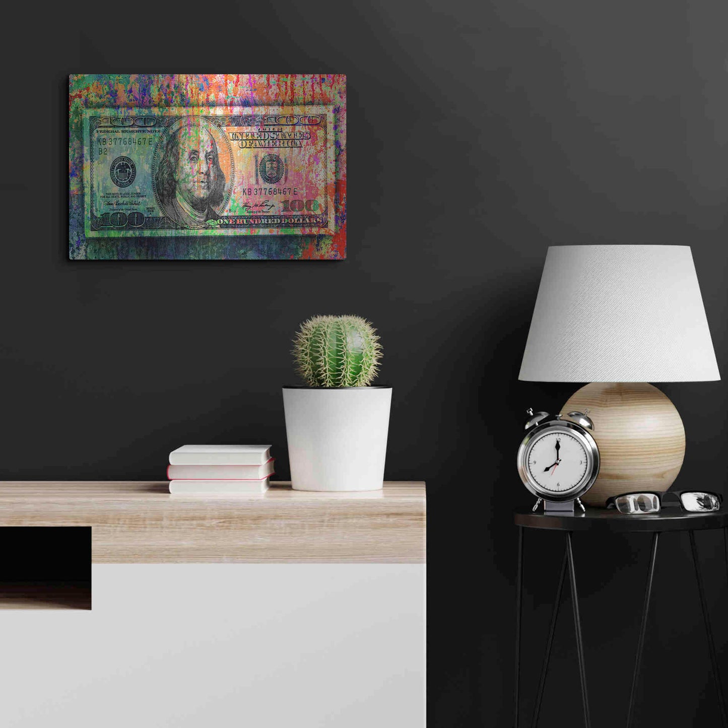 Luxe Metal Art 'Money Trail,' Metal Wall Art,24x16