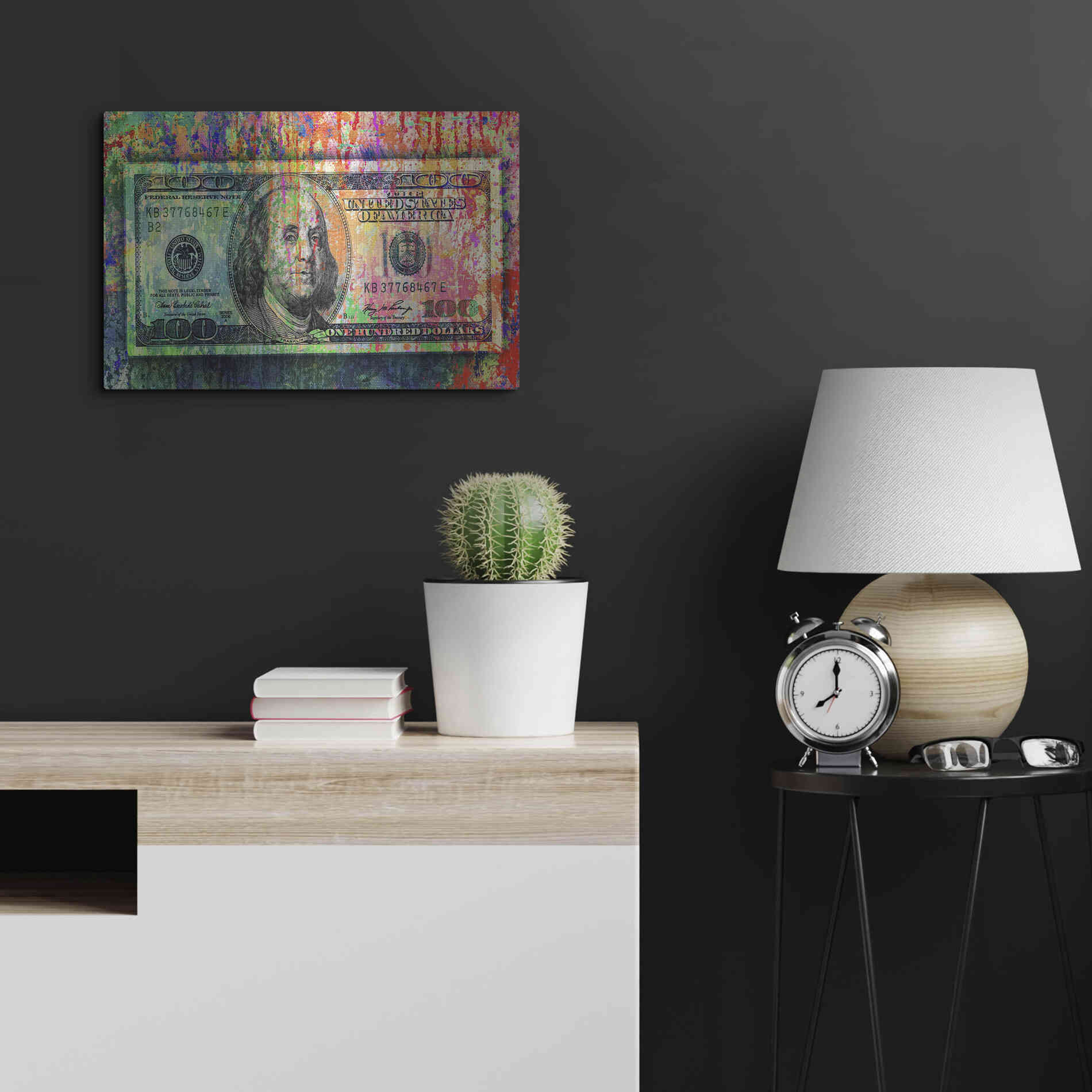 Luxe Metal Art 'Money Trail,' Metal Wall Art,24x16