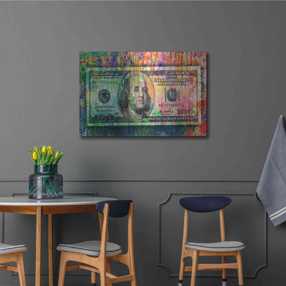 Luxe Metal Art 'Money Trail,' Metal Wall Art,36x24