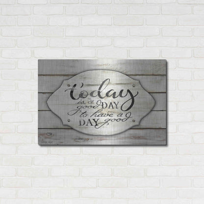 Luxe Metal Art 'Today is a Good Day' by Cindy Jacobs, Metal Wall Art,36x24