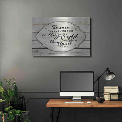 Luxe Metal Art 'Stand Firm' by Cindy Jacobs, Metal Wall Art,36x24