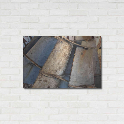 Luxe Metal Art 'Windmill Blades' by Cindy Jacobs, Metal Wall Art,36x24