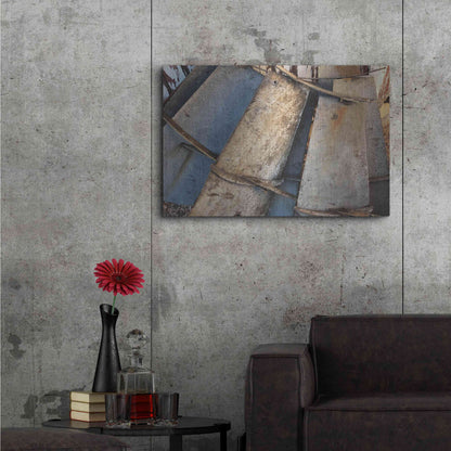 Luxe Metal Art 'Windmill Blades' by Cindy Jacobs, Metal Wall Art,36x24