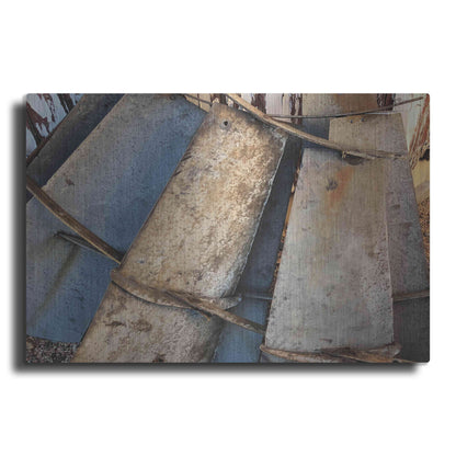 Luxe Metal Art 'Windmill Blades' by Cindy Jacobs, Metal Wall Art