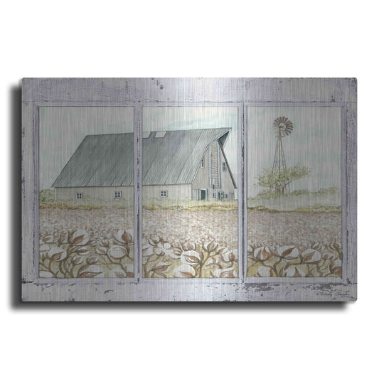 Luxe Metal Art 'Farmland View' by Cindy Jacobs, Metal Wall Art