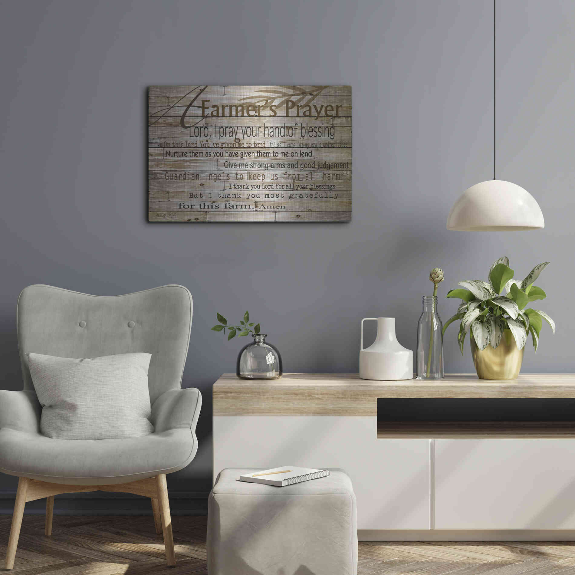 Luxe Metal Art 'Ocean Ave.' by Cindy Jacobs, Metal Wall Art,24x16