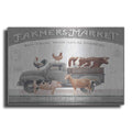 Luxe Metal Art 'Vintage Farm I v2' by Daphne Brissonet, Metal Wall Art