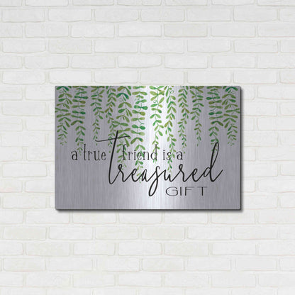 Luxe Metal Art 'Treasured Gift' by Cindy Jacobs, Metal Wall Art,36x24