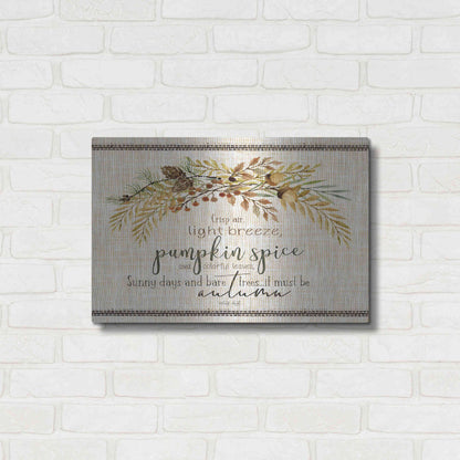 Luxe Metal Art 'It Must be Autumn' by Cindy Jacobs, Metal Wall Art,24x16