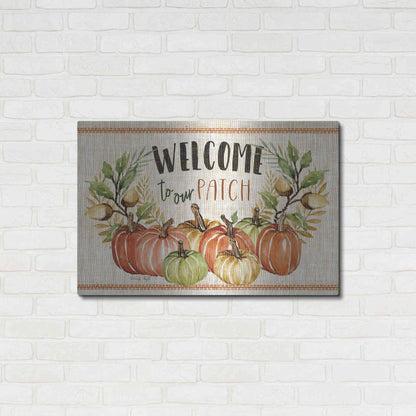 Luxe Metal Art 'Welcome to Our Patch' by Cindy Jacobs, Metal Wall Art,36x24