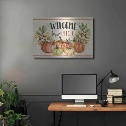 Luxe Metal Art 'Welcome to Our Patch' by Cindy Jacobs, Metal Wall Art,36x24