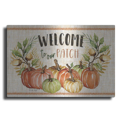 Luxe Metal Art 'Welcome to Our Patch' by Cindy Jacobs, Metal Wall Art