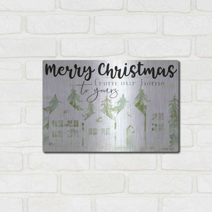 Luxe Metal Art 'From Our Home' by Cindy Jacobs, Metal Wall Art,16x12