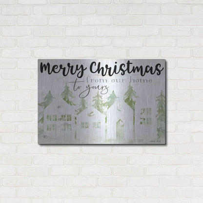 Luxe Metal Art 'From Our Home' by Cindy Jacobs, Metal Wall Art,36x24