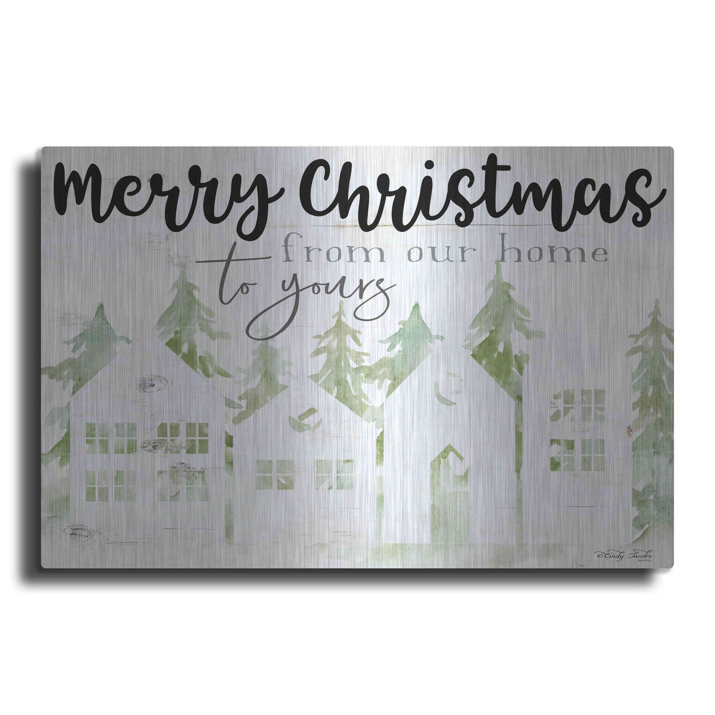 Luxe Metal Art 'From Our Home' by Cindy Jacobs, Metal Wall Art