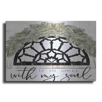 Luxe Metal Art 'With My Soul' by Cindy Jacobs, Metal Wall Art