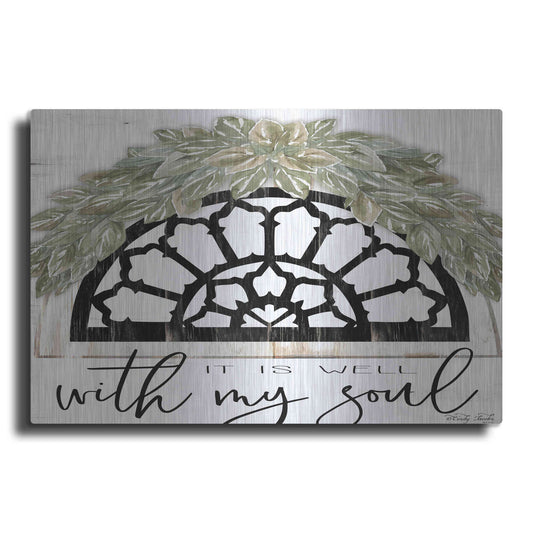 Luxe Metal Art 'With My Soul' by Cindy Jacobs, Metal Wall Art