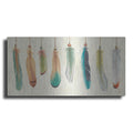 Luxe Metal Art 'Feather Tales VIII' by Daphne Brissonet, Metal Wall Art