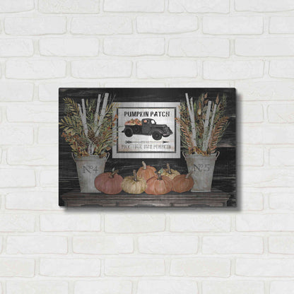 Luxe Metal Art 'Pumpkin Patch Still Life' by Cindy Jacobs, Metal Wall Art,24x16