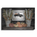 Luxe Metal Art 'Pumpkin Patch Still Life' by Cindy Jacobs, Metal Wall Art