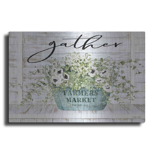 Luxe Metal Art 'Gather' by Cindy Jacobs, Metal Wall Art