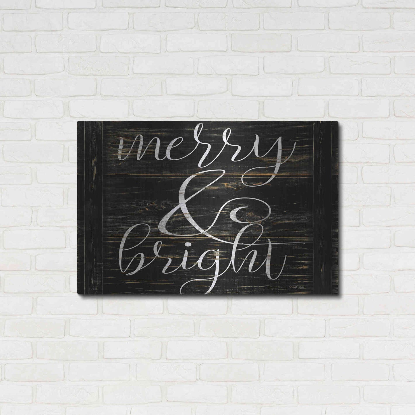 Luxe Metal Art 'Merry & Bright 2' by Cindy Jacobs, Metal Wall Art,36x24