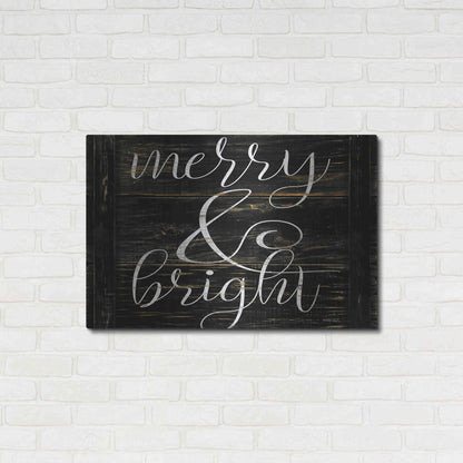 Luxe Metal Art 'Merry & Bright 2' by Cindy Jacobs, Metal Wall Art,36x24