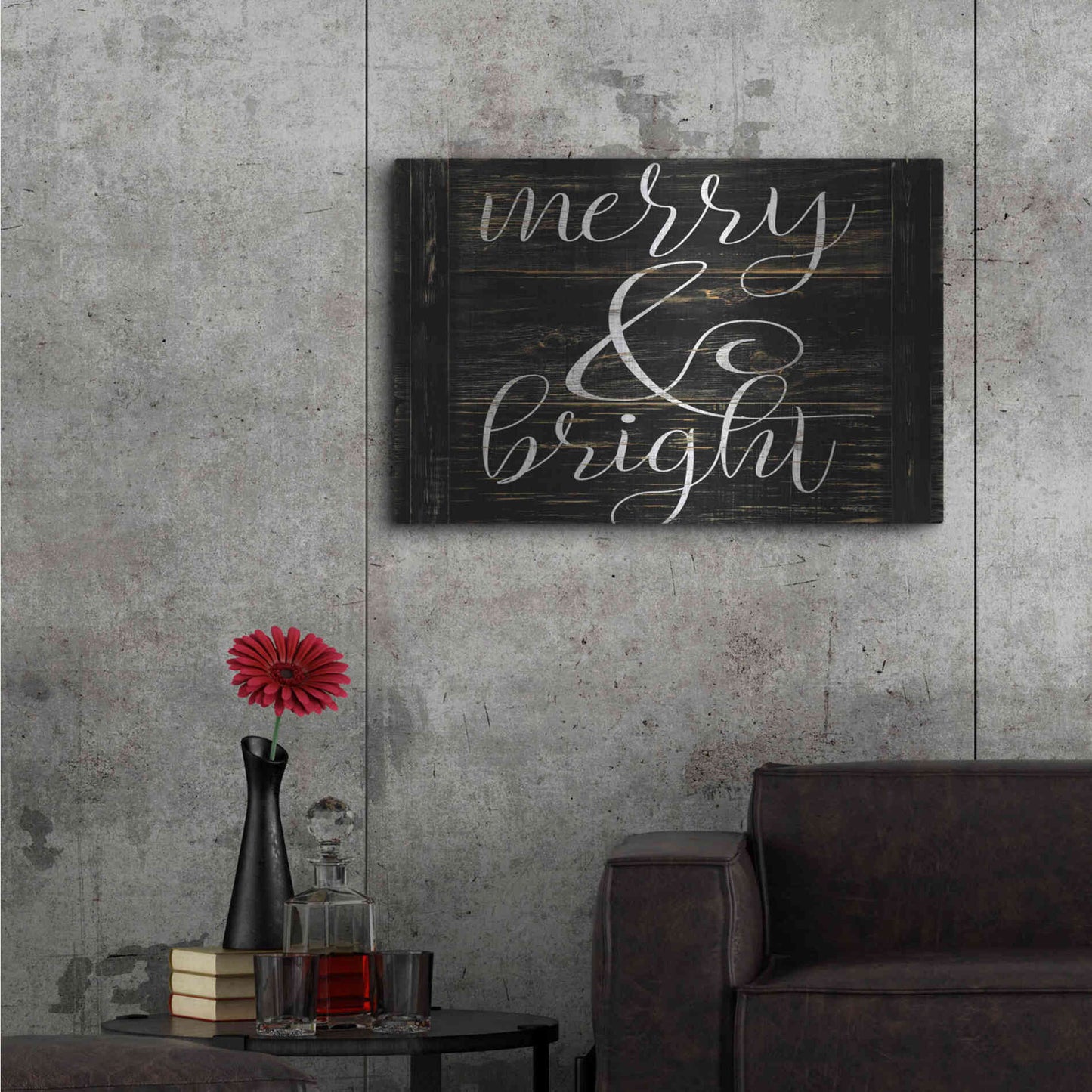 Luxe Metal Art 'Merry & Bright 2' by Cindy Jacobs, Metal Wall Art,36x24