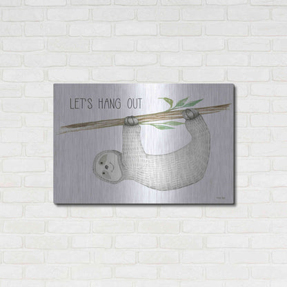 Luxe Metal Art 'Let's Hang Out' by Cindy Jacobs, Metal Wall Art,36x24