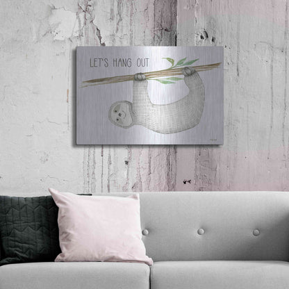 Luxe Metal Art 'Let's Hang Out' by Cindy Jacobs, Metal Wall Art,36x24