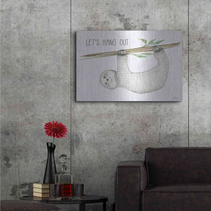 Luxe Metal Art 'Let's Hang Out' by Cindy Jacobs, Metal Wall Art,36x24