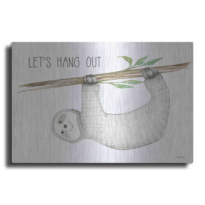 Luxe Metal Art 'Let's Hang Out' by Cindy Jacobs, Metal Wall Art