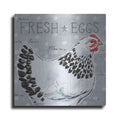 Luxe Metal Art 'Roosters Call II' by Daphne Brissonet, Metal Wall Art