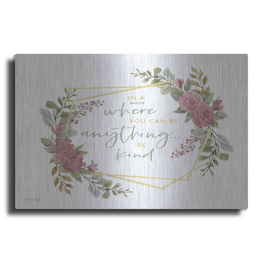 Luxe Metal Art 'Be Kind' by Cindy Jacobs, Metal Wall Art