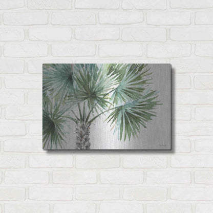 Luxe Metal Art 'Mixed Greens I' by Lisa Audit, Metal Wall Art,24x16