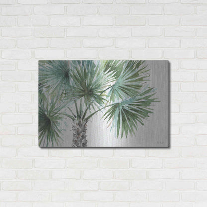 Luxe Metal Art 'Mixed Greens I' by Lisa Audit, Metal Wall Art,36x24