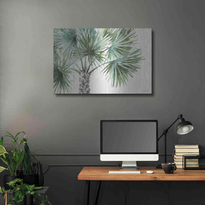 Luxe Metal Art 'Mixed Greens I' by Lisa Audit, Metal Wall Art,36x24