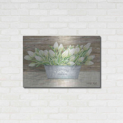 Luxe Metal Art 'Flowers & Garden Tulips' by Cindy Jacobs, Metal Wall Art,36x24