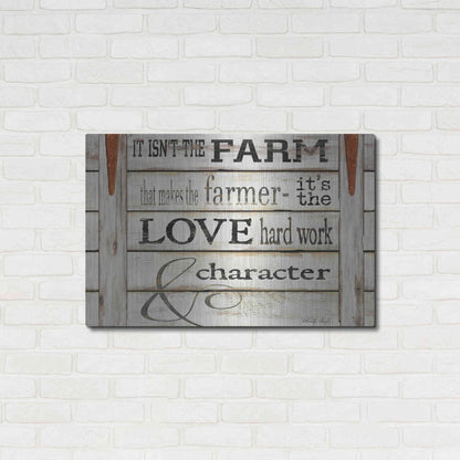 Luxe Metal Art 'It Isn't the Farm' by Cindy Jacobs, Metal Wall Art,36x24