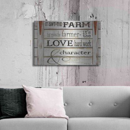 Luxe Metal Art 'It Isn't the Farm' by Cindy Jacobs, Metal Wall Art,36x24