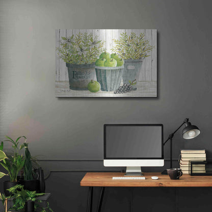 Luxe Metal Art 'Eucalyptus Farmer's Market' by Cindy Jacobs, Metal Wall Art,36x24